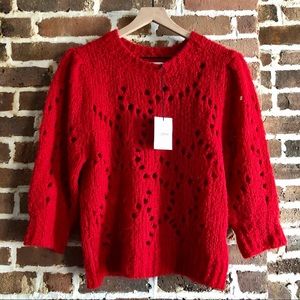 NWT Isabel Marant Etoile Sweater Puff Sleeve